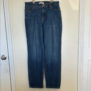 Levi's Dark Blue Straight Leg Jeans